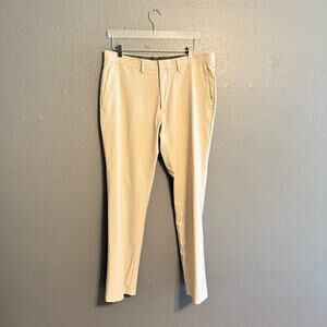 Kenneth Cole Tan Slim Fit Trousers Size 36x32
